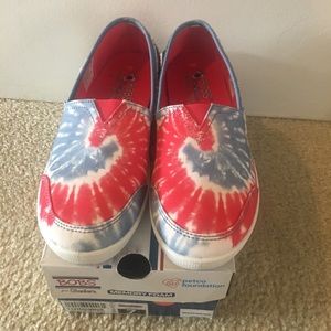 SKECHERS BOBS Women's Skechers, BOBS Charmed Flower Slip-On Size 7